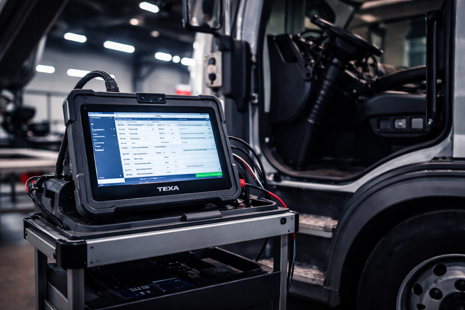 TEXA truck diagnostics testing